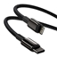 Изображение Kabel USB Baseus USB-C - Lightning 1 m Czarny (6953156232037)