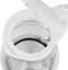 Picture of Adler Kettle AD 1274 Standard, Plastic, glass, White/ transparent, 2200 W, 360° rotational base, 1.7 L