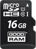 Изображение Atmiņas karte Goodram 16GB microSDHC class 10 UHS I + SD adapter