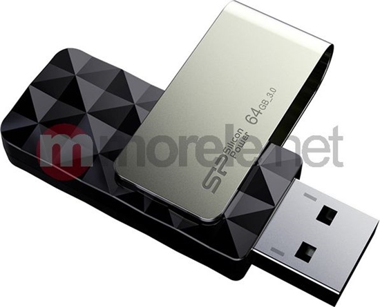 Изображение Silicon power Blaze B30 8 GB, USB 3.0, Silver
