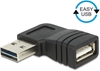 Picture of Delock Adapter EASY-USB 2.0-A male > USB 2.0-A female angled left / right