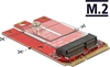 Picture of Delock Adapter Mini PCIe > M.2 Key E slot
