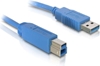 Picture of Delock USB 5 Gbps Cable Type-A male to Type-B male 3 m blue