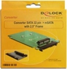 Изображение Delock Converter SATA 22 pin - mSATA with 2.5" Frame