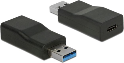 Picture of Adapteris USB3.1 Gen2 AM > Type-C™F, Active, melns, Delock