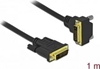 Picture of Delock DVI Cable 24+1 male to 24+1 male angled 1 m