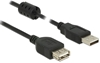 Picture of Delock Extension cable USB 2.0 Type-A male  USB 2.0 Type-A female 2.0 m black