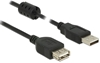 Picture of Delock Extension cable USB 2.0 Type-A male > USB 2.0 Type-A female 2.0 m black