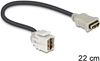 Изображение Delock Keystone module HDMI female  HDMI female 110 with cable