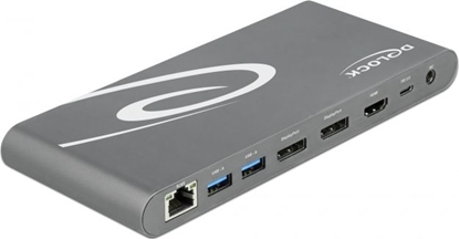 Attēls no Delock USB Type-C™ DP 1.4 Docking Station Triple 4K Display - HDMI / DisplayPort / USB / LAN / SD / PD 3.0