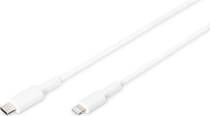 Изображение Kabel USB Digitus USB-C - Lightning 1 m Biay (DB-600109-010-W)