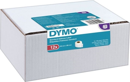 Изображение Dymo Address Lables 28 x 89 mm white 12x 130 pcs.