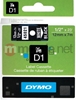 Picture of Dymo D1 12mm White/Black labels 45021