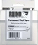 Изображение Dymo Rhino Label IND, Vinyl 9 mm x 5,5 m black to white