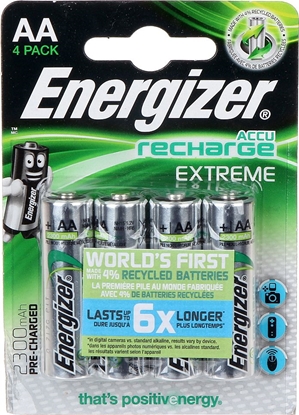 Attēls no Energizer | AA/HR6 | 2300 mAh | Rechargeable Accu Extreme Ni-MH | 4 pc(s)