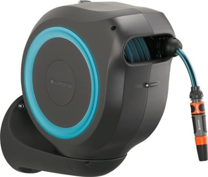 Picture of Gardena Wall-mounted Hose Box RollUp M (turquoise) 20 m