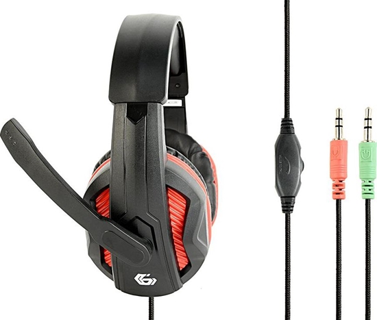 Picture of Gembird GHS-03 Gaming Black/Red