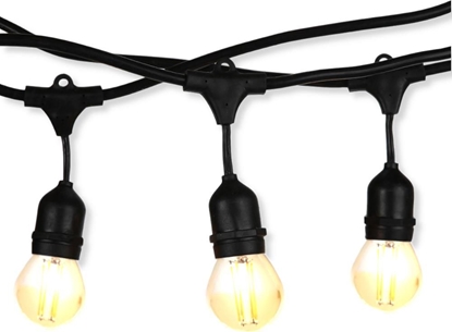 Attēls no V-TAC acuch LED VT-713 15x E27 Czarny IP65 3673