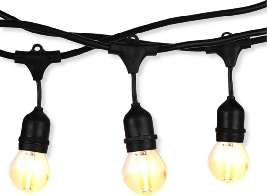 Изображение V-TAC acuch LED VT-713 15x E27 Czarny IP65 3673