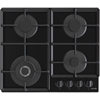 Изображение Gorenje | Hob | GTW641EB | Gas on glass | Number of burners/cooking zones 4 | Rotary knobs | Black