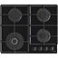 Изображение Gorenje | Hob | GTW641EB | Gas on glass | Number of burners/cooking zones 4 | Rotary knobs | Black