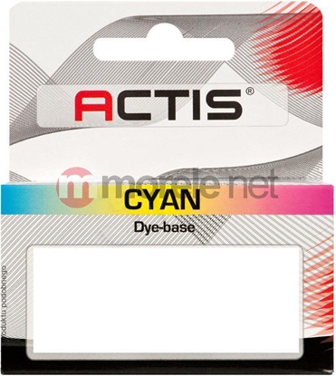 Picture of Ink Actis KH-364CR (for printer Hewlett Packard, compatible replacement HP 364XL CB323EE standard 12m cyan Chip)