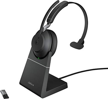 Attēls no Jabra Evolve2 65 UC Mono Headset black BT USB-A + Charging Stand