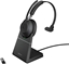 Изображение Jabra Evolve2 65 UC Mono Headset black BT USB-A + Charging Stand