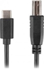Изображение Kabel USB-C(M)->USB-B(M) 2.0 1.8m ferryt czarny