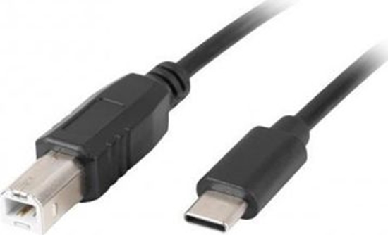 Picture of Kabel USB Lanberg USB-C - USB-B 3 m Czarny (CA-USBA-14CC-0030-BK)