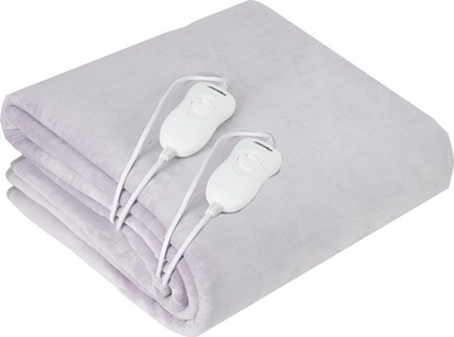 Attēls no Adler Electirc heating under-blanket AD 7426 Number of heating levels 4, Number of persons 2, Washable, Remote control, Coral fleece, 2 x 60 W, Grey