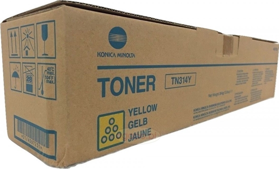Picture of Toner Konica Minolta TN-314 Yellow Orygina  (A0D7251)