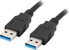 Picture of Kabel USB-A M/M 3.0 1.8m Czarny 