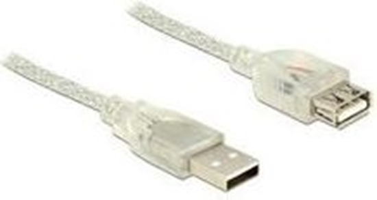 Picture of Kabel USB Lanberg USB-A - USB-A 5 m Przezroczysty (CA-USBE-12CC-0050-TR)