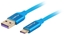 Изображение Kabel Premium USB CM - AM 2.0 1m niebieski 5A, pełna miedź