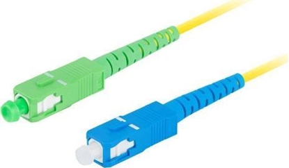 Attēls no Lanberg PATCHCORD WIATOWODOWY SM SC/APC-SC/UPC SIMPLEX 3.0MM LSZH G657A1 3M ÓTY LANBERG