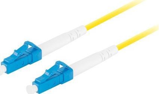 Picture of Patchcord światłowodowy Sm Lc/Upc-Lc/Upc Simplex 3.0Mm 10M żółty