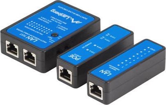 Picture of Lanberg Tester kabli POE / RJ-45 / RJ-11 / Coaxial (NT-0404)