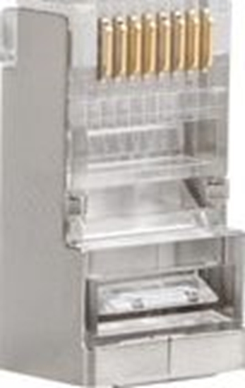 Picture of Lanberg Wtyk sieciowy RJ45 8P8C kat.6 FTP (20szt) z prowadnic do linki i do drutu -PLS-6020