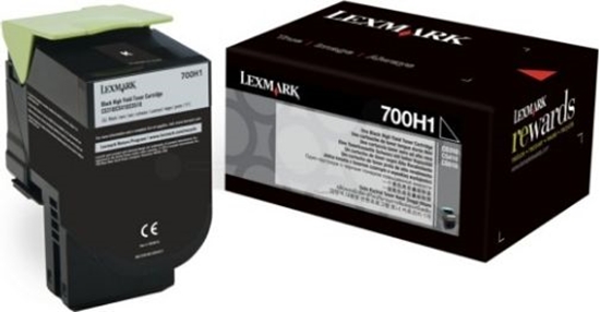 Picture of Lexmark 70C0H10 toner cartridge 1 pc(s) Original Black