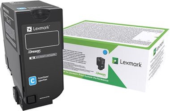 Picture of Lexmark 84C2HCE toner cartridge 1 pc(s) Original Cyan