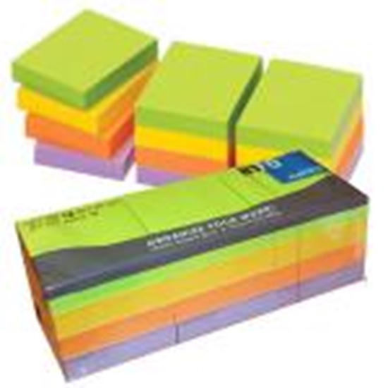 Picture of Līmlapiņas 40x50mm NEON Spring 12gab.x100lap.(4 kr.x3gab) IN