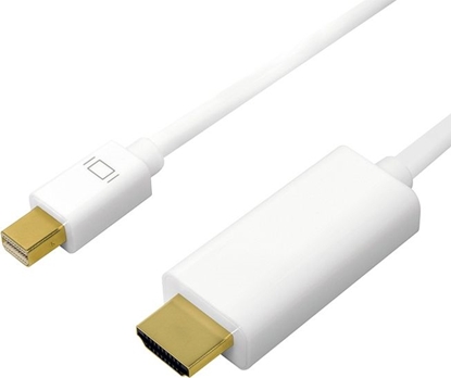 Attēls no Kabel LogiLink DisplayPort Mini - HDMI 1m biay (CV0122)