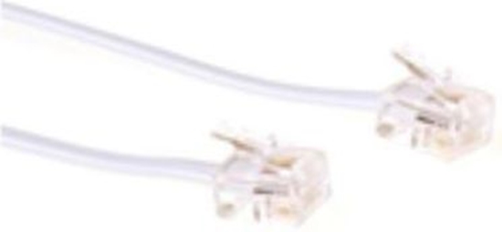 Picture of MicroConnect Kabel telefoniczny RJ11, 6P/4C, 1m (MPK181W)