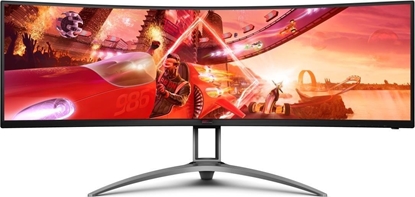 Picture of LCD Monitor|AOC|AG493UCX2|48.8"|Gaming/Curved|Panel VA|5120x1440|32:9|165Hz|Matte|4 ms|Speakers|Swivel|Height adjustable|Tilt|Colour Black|AG493UCX2