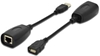 Picture of Przedłużacz/Extender USB 1.1 po skrętce Cat.5e/6 UTP/SFP do 45m, czarny, 20cm