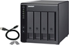 Picture of QNAP TR-004 storage drive enclosure HDD/SSD enclosure Black 2.5/3.5"