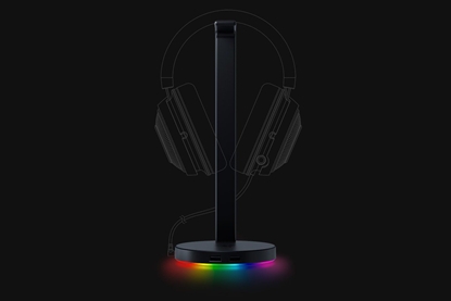 Picture of Razer RC21-01510100-R3M1 Base Station V2 Chroma Headphone Stand, Black
