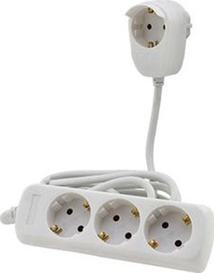 Изображение REV Multiple Socket Outlet 3+1-fold 2m white Powersplit