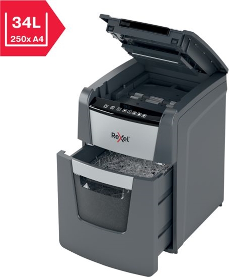 Picture of Shredder Rexel Optimum AutoFeed+ 100XP Cross Cut P4, 34l (Replace Rexel Auto+ 90X)